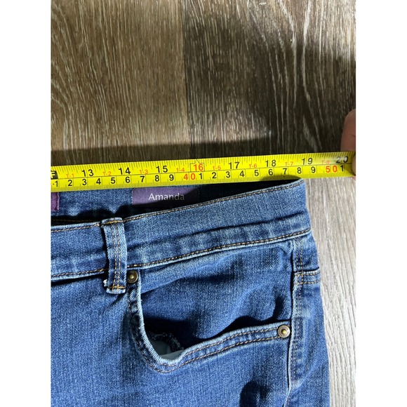 Gloria Vanderbilt Amanda Classic Fit Jeans Blue Wash Women's Size 16W - Picture 3 of 8